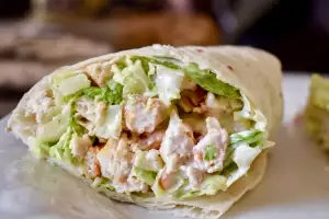 Chicken caesar salad wrap Toronto