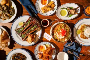 Best new Toronto restaurants | A spread of dishes at The Lunch Lady
