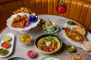 Jamaican food restaurants Toronto | A spread of dishes at Miss Likklemore's