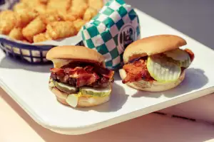 Sliders at the new Pennies location on College Street
