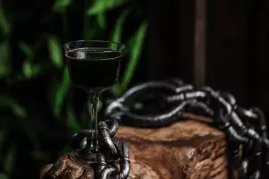 Halloween cocktails | Black Lagoon's Midnight Forever