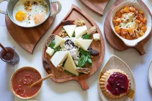 Turkish breakfast Toronto | A Turkish breakfast spread