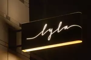 The sign outside Lyla Toronto