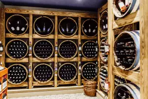 Nova Scotia wineries | The wine shop at Domaine de Grand Pr&eacute; winery in Nova Scotia