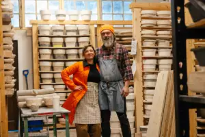 Farm-to-table dining in Qu&eacute;bec: Atelier Tr&eacute;ma is a caf&eacute;-boutique and pottery studio in Bedford owned by ceramicist Marie-Jo&euml;l Turgeon and Jordan Lentink