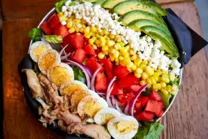 Best BBQ Toronto | A cobb salad at Smoque n Bones