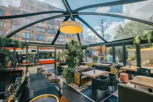 Best patios in Toronto | The interior at Luna by DaNico, a 30-seat, all-season patio next door to the Michelin-starred spot