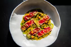 Summerlicious Toronto | Tuna Tataki dish on the menu at Aera for Summerlicious Toronto