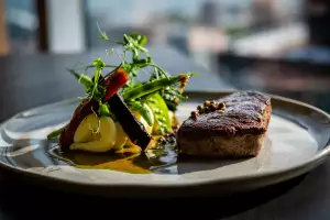 Summerlicious Toronto | An Ontario sirloin dish on the menu at Aera for Summerlicious Toronto