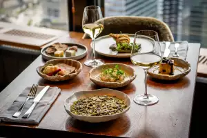 Summerlicious Toronto | A spread of dishes on the menu at Canoe for Summerlicious Toronto