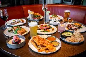 Summerlicious Toronto | A spread of food on the menu at The Dorset for Summerlicious Toronto