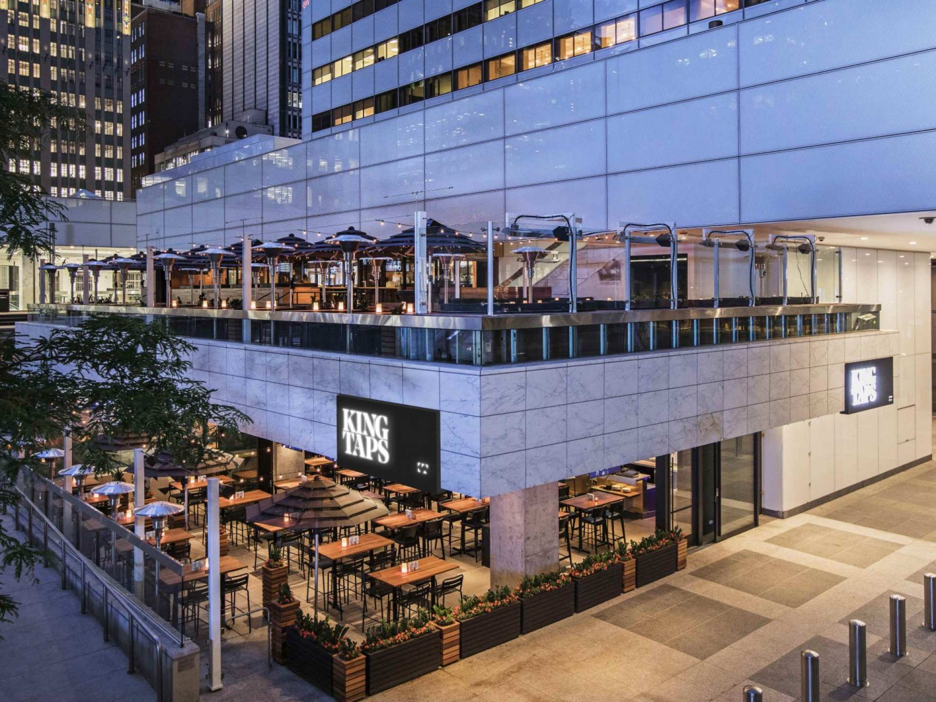 The best patios in Toronto | An outside view of the patio at King Taps The best patios in Toronto | An outside view of the patio at King Taps