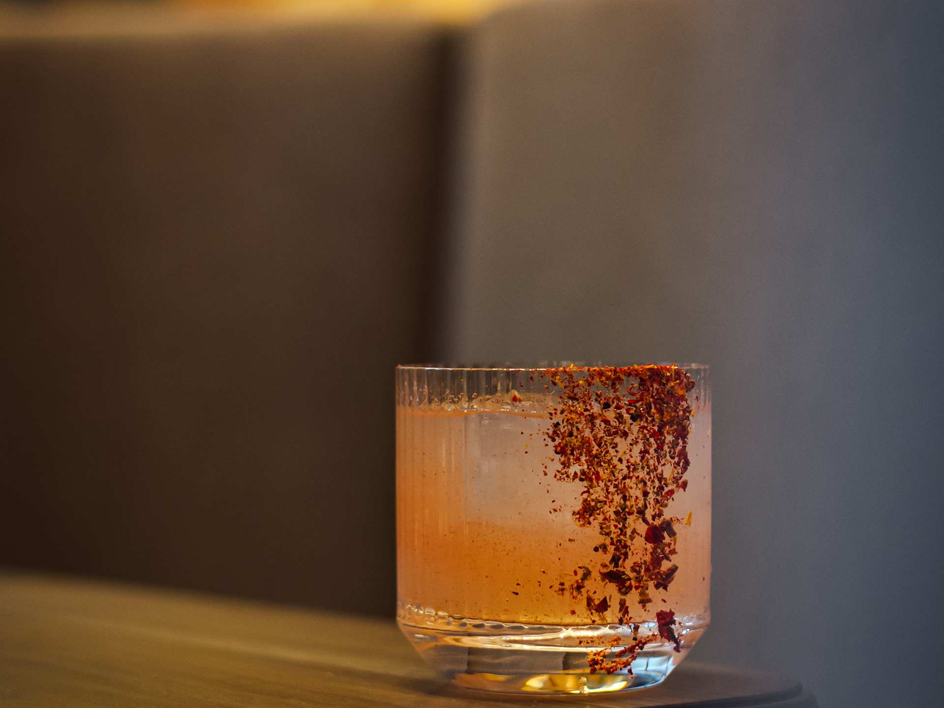 Bar Chica on Portland Street | Mucho Gusto cocktail with pepper-infused tequila, watermelon syrup and lemon juice