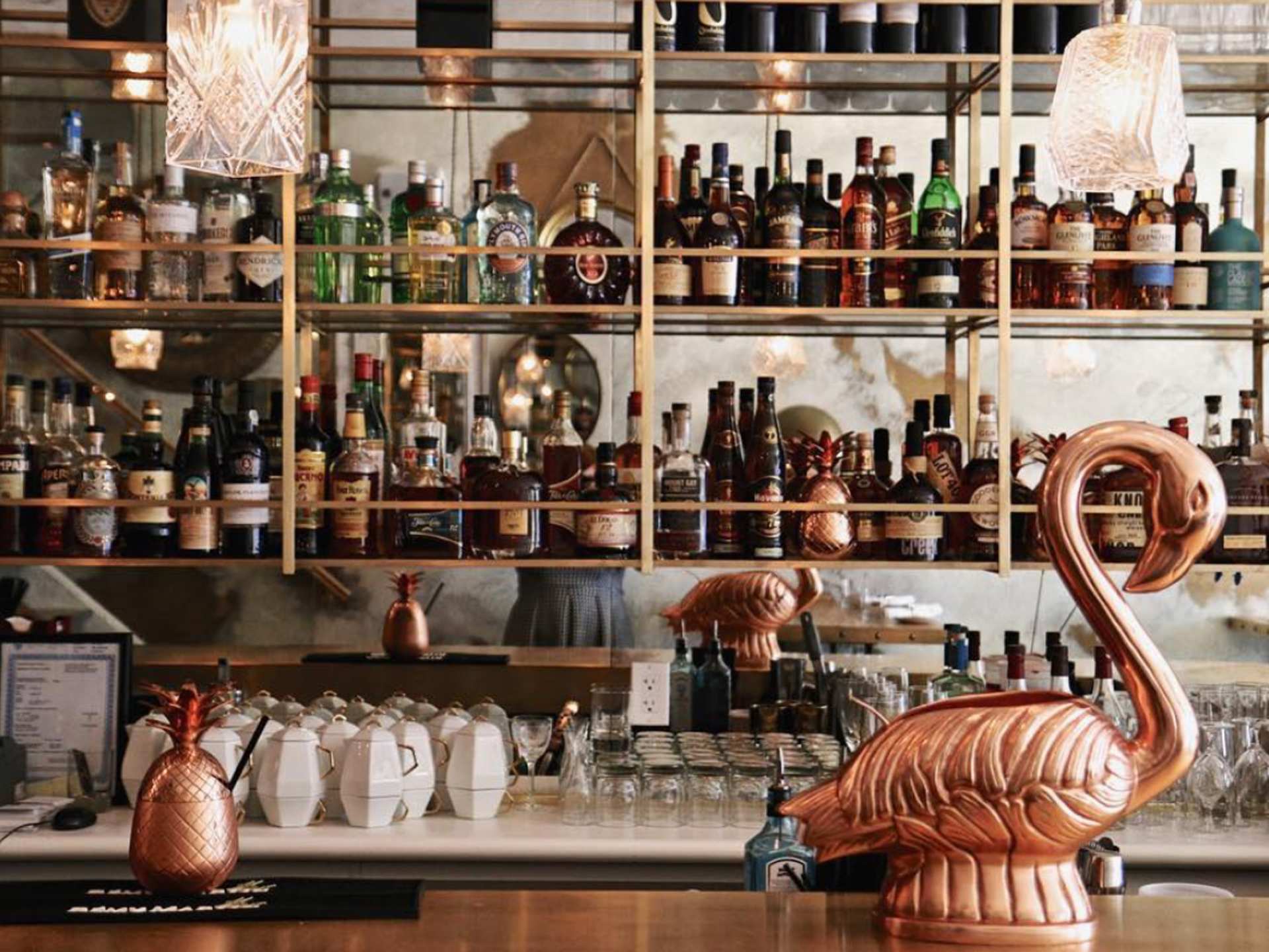 Best restaurants in Yorkville | Bar and bottles at Bar Reyna