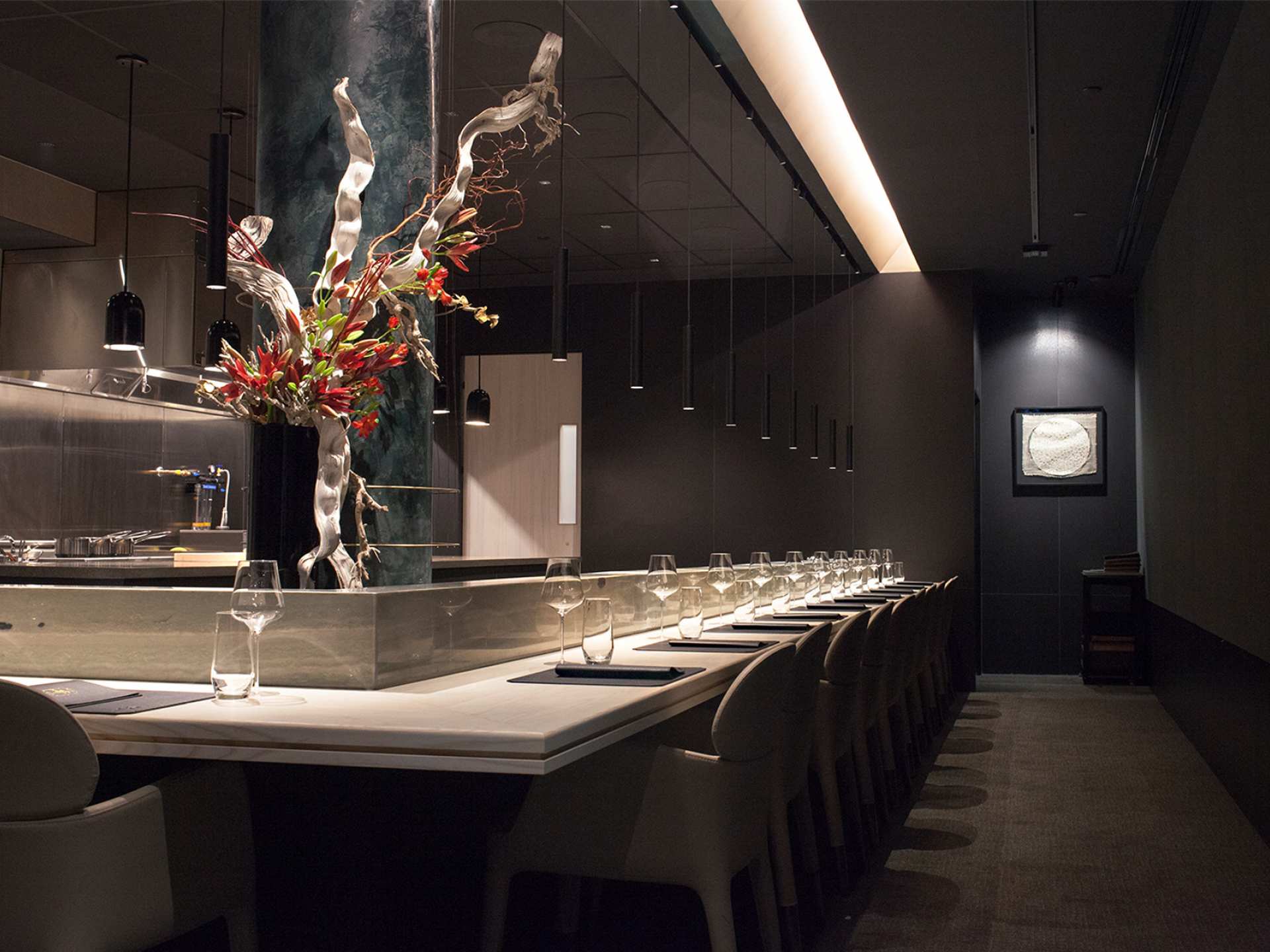 Best restaurants in Yorkville | Dining room at Aburi Hana