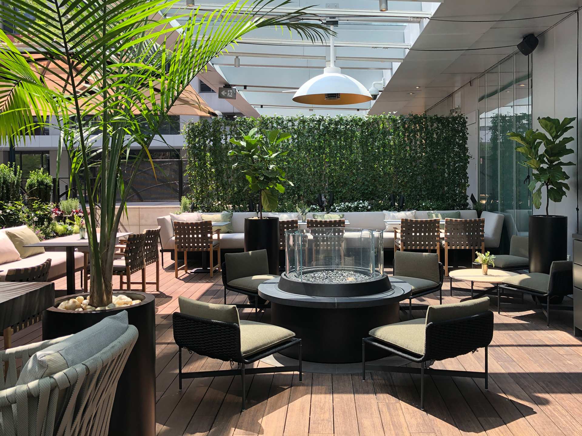 Best patios in Toronto | Lounge seating on the patio at EPOCH Bar & Kitchen Terrace