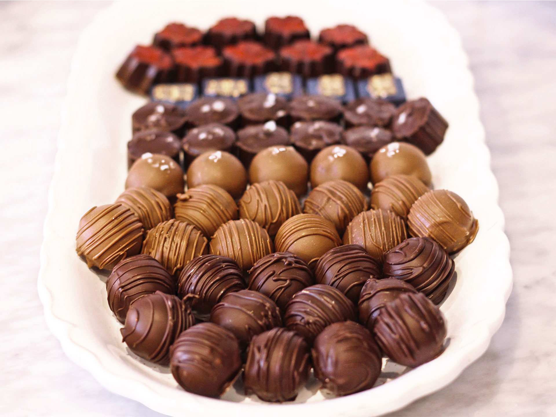 How chocolate is made | Assorted chocolates from Avoca Chocolates