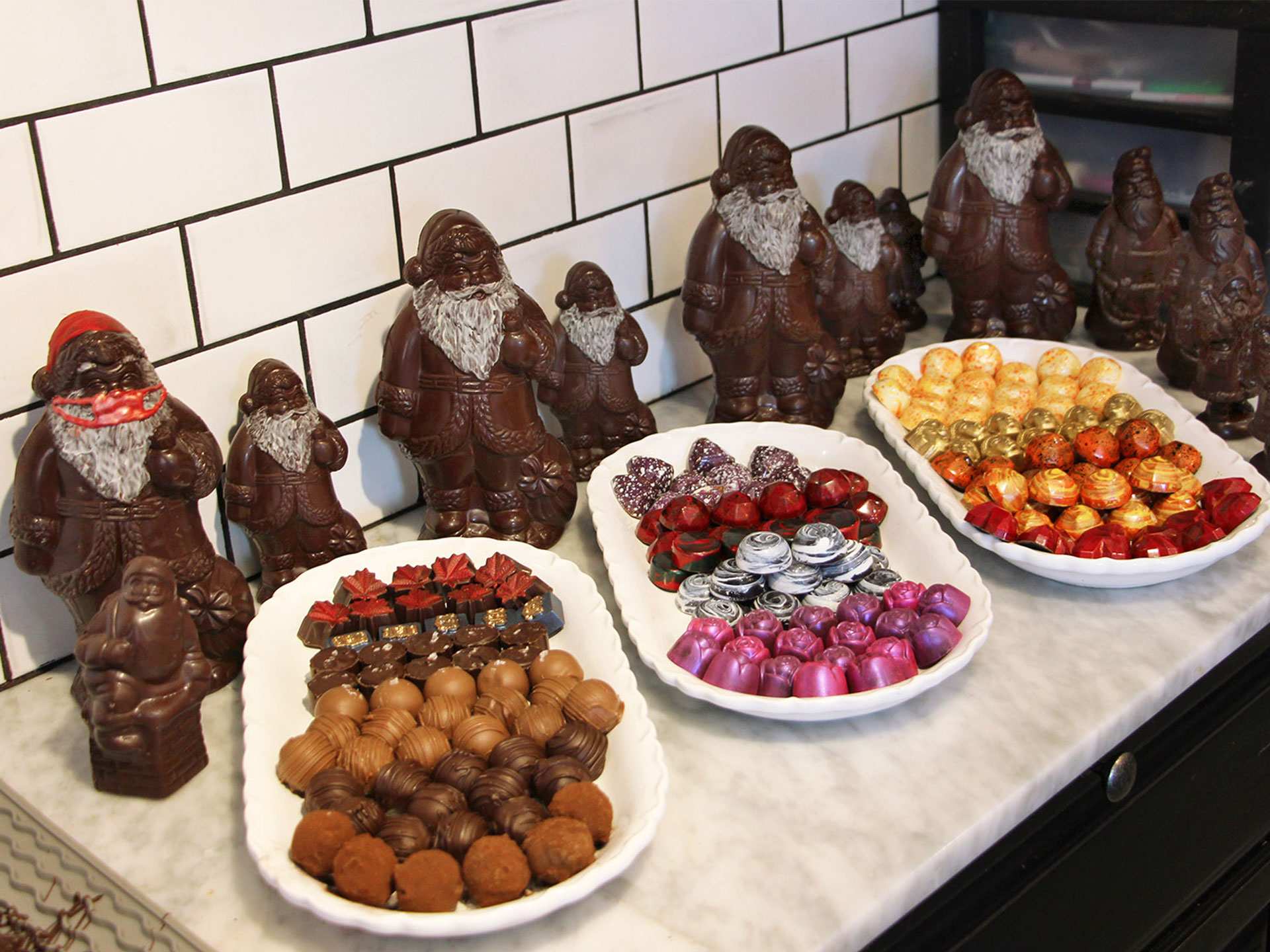 How chocolate is made | Assorted holiday chocolates from Avoca Chocolates