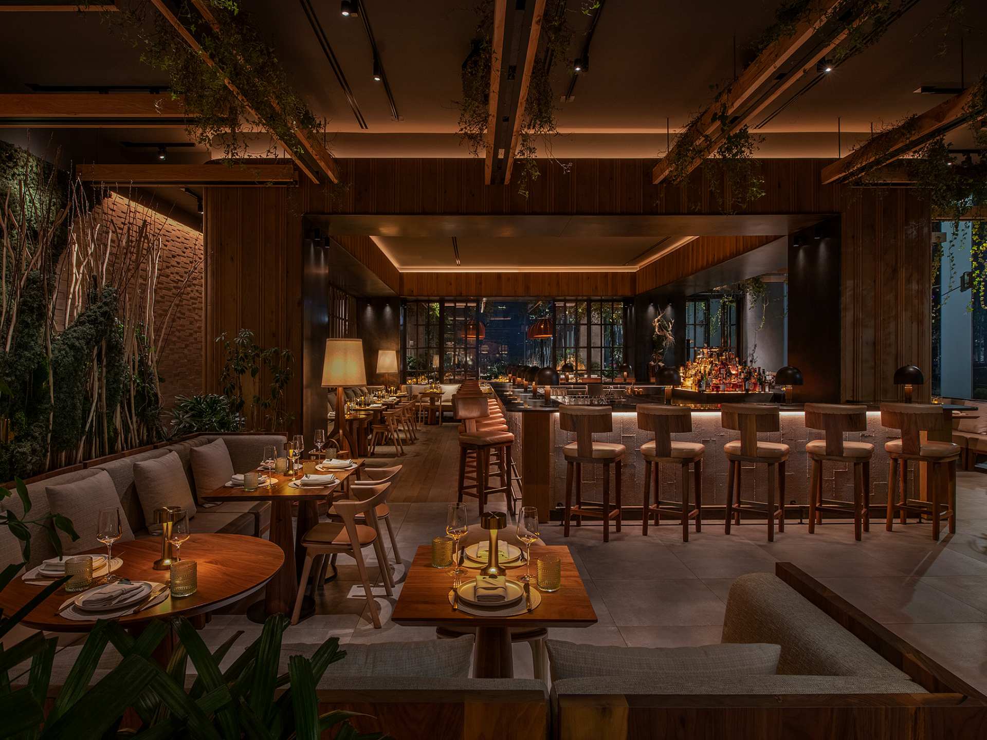 Casa Madera | The dining room at Casa Madera Casa Madera | The dining room at Casa Madera