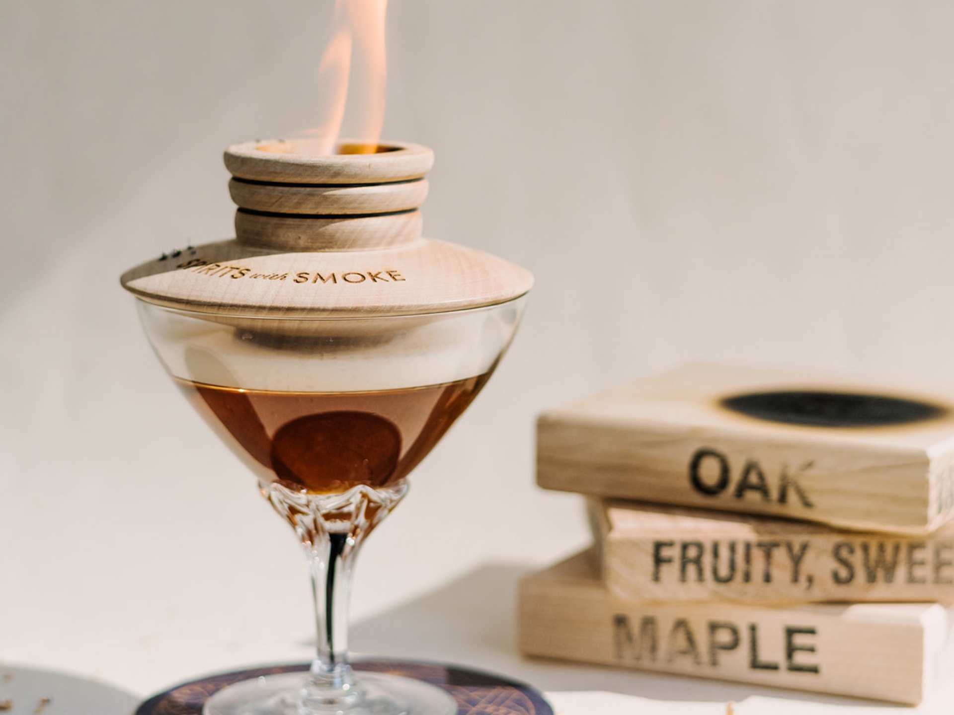 Canadian gift boxes | Spirits with Smoke Smoking Saucer Set