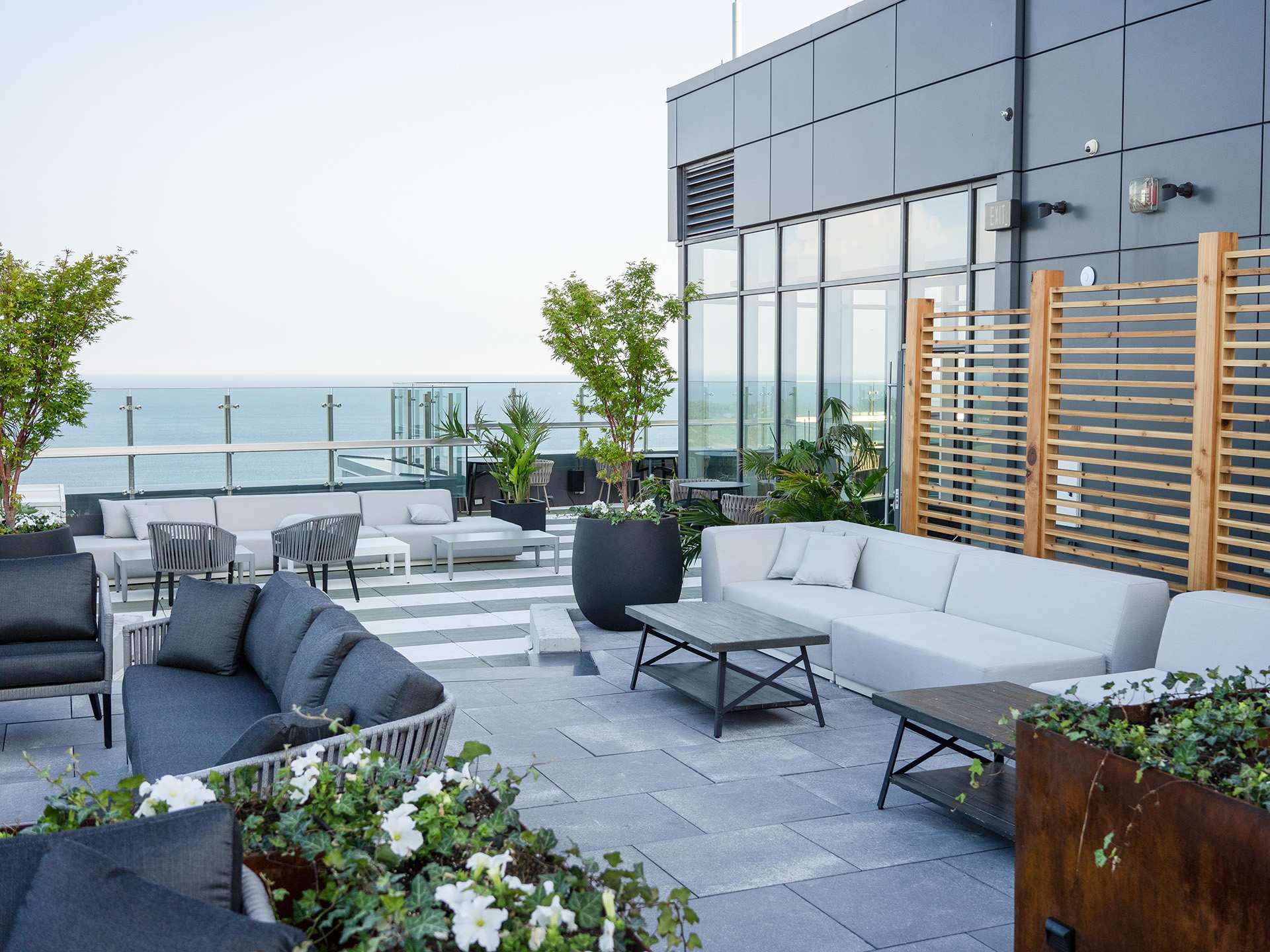 Valerie | The rooftop at Valerie in Hotel X Toronto