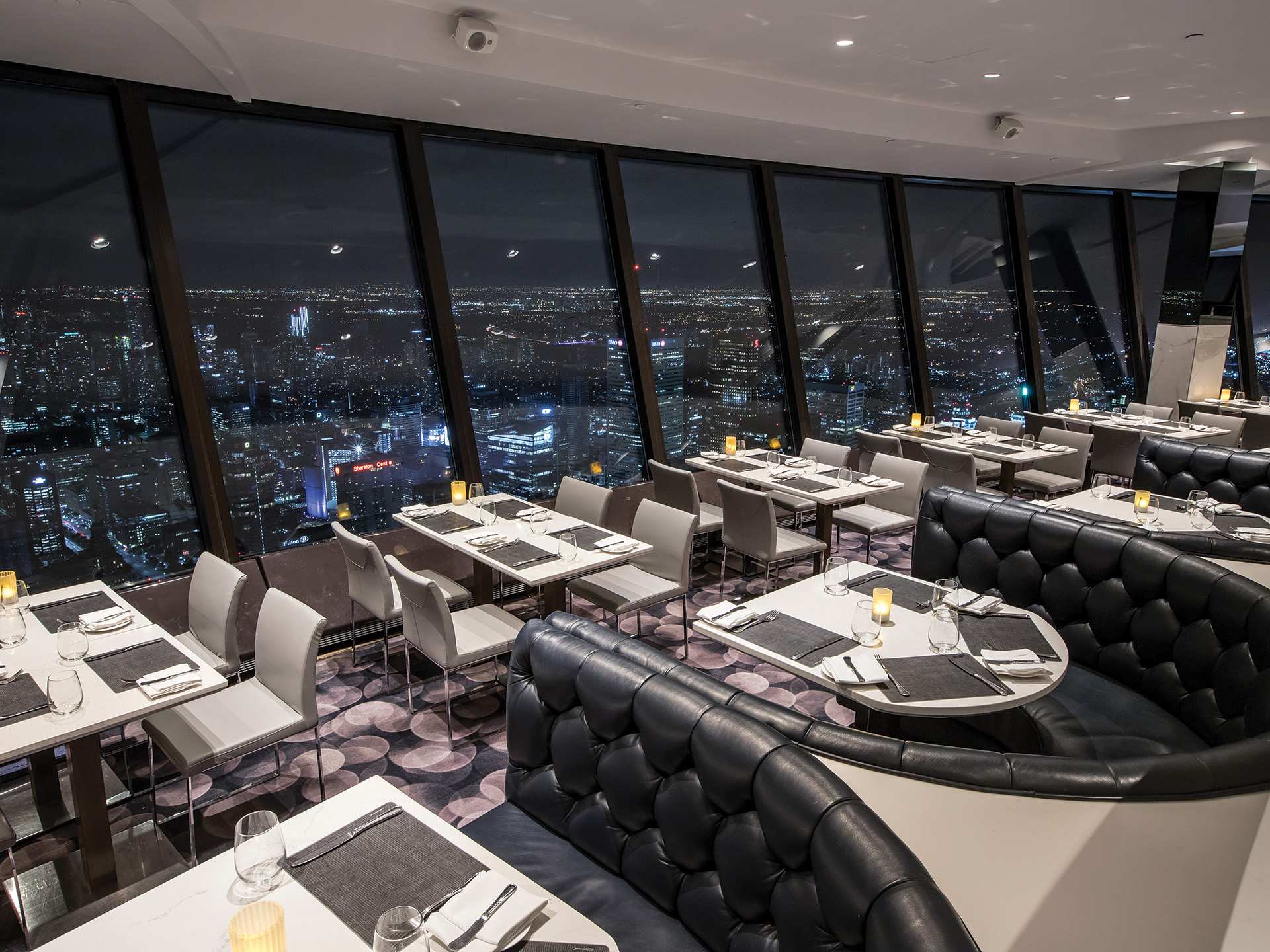 Winterlicious | Dining room overlooking Toronto at 360 The Restaurant at the CN Tower Winterlicious | Dining room overlooking Toronto at 360 The Restaurant at the CN Tower