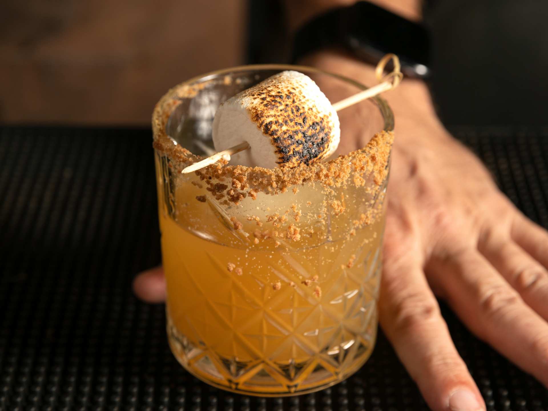 A cocktail at The Dog & Tiger A cocktail at The Dog & Tiger
