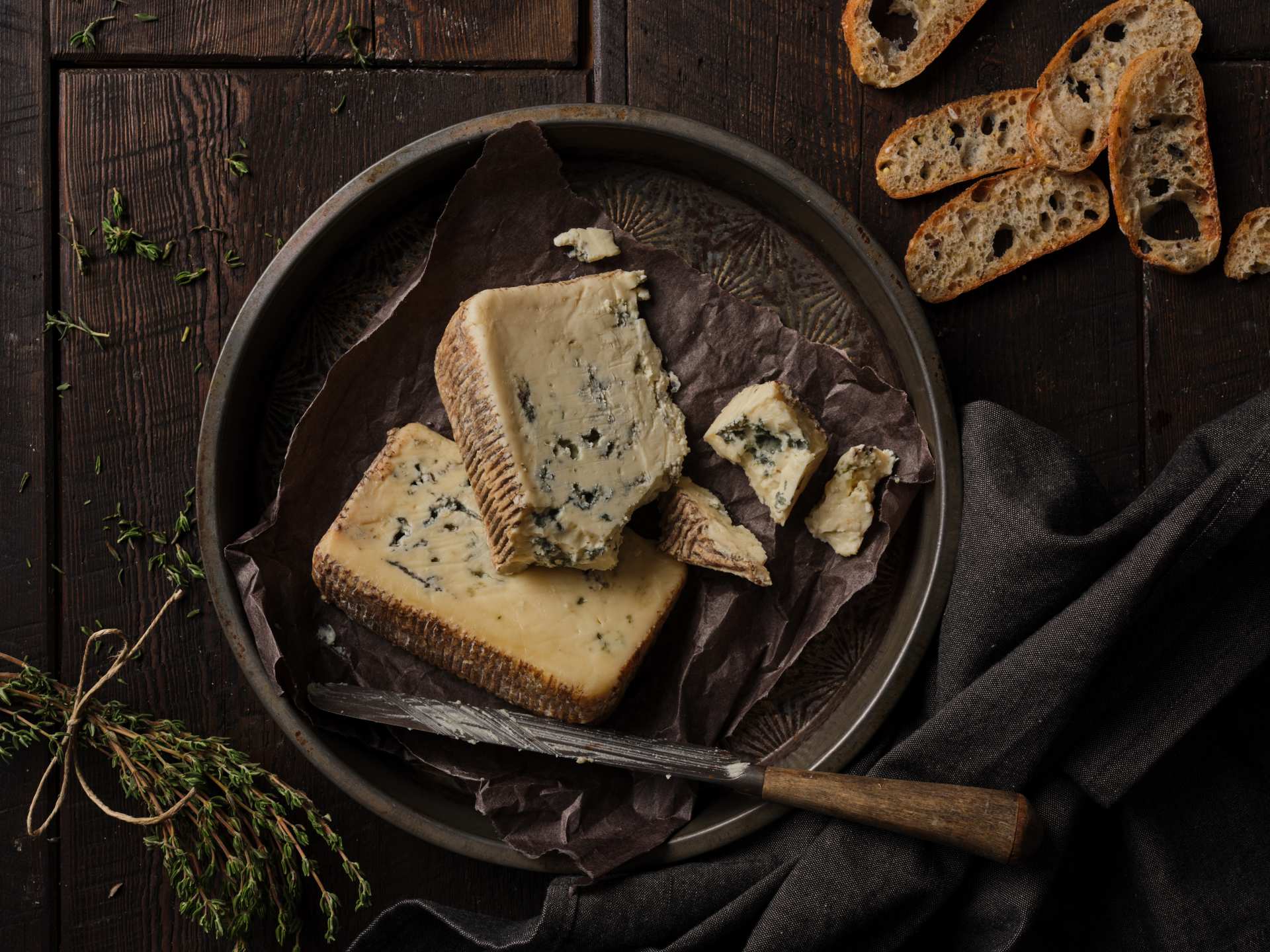 Blue cheese made with Ontario milk Blue cheese made with Ontario milk
