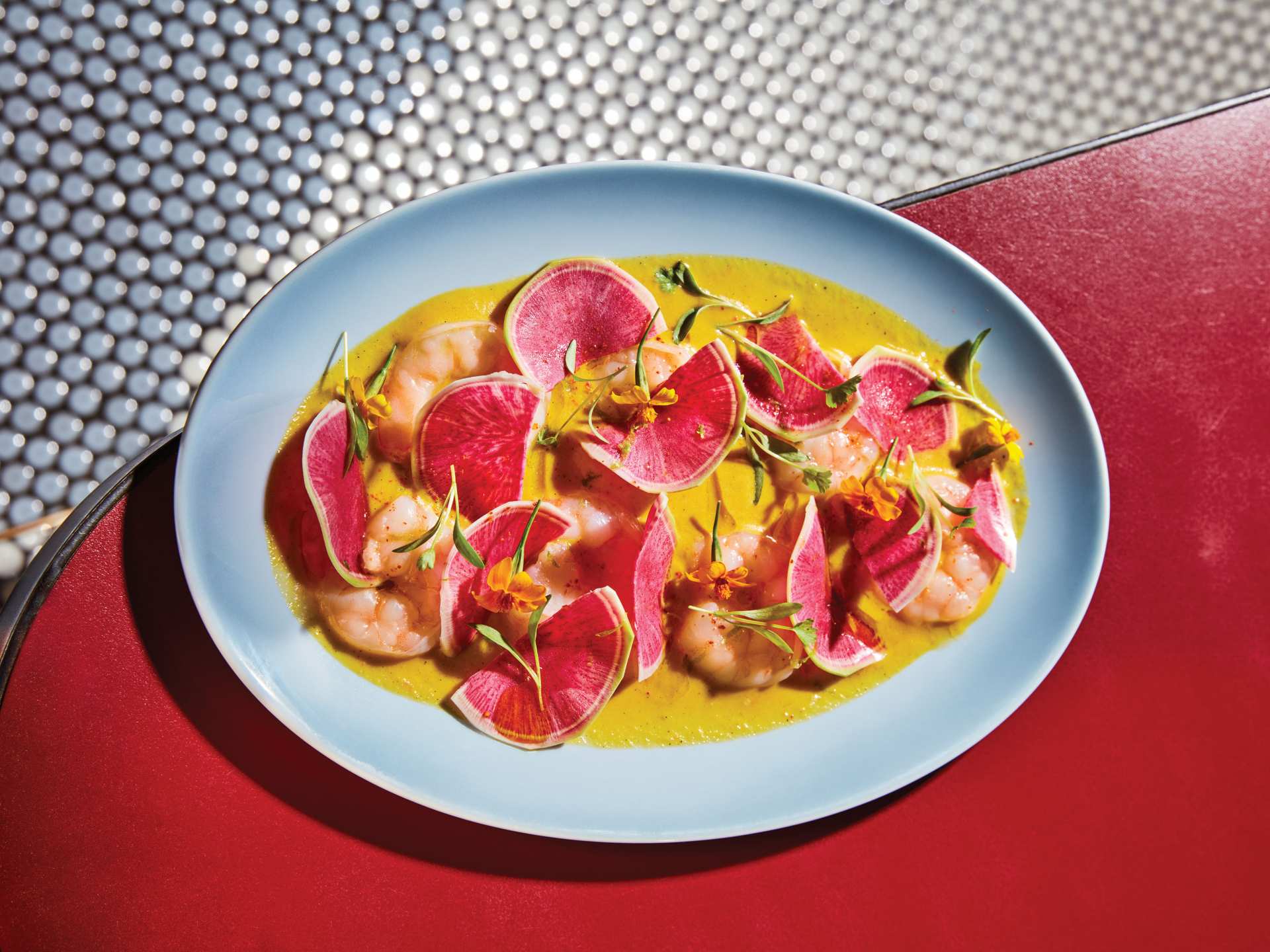 Best restaurants Toronto | Prawn Ceviche at Aloette