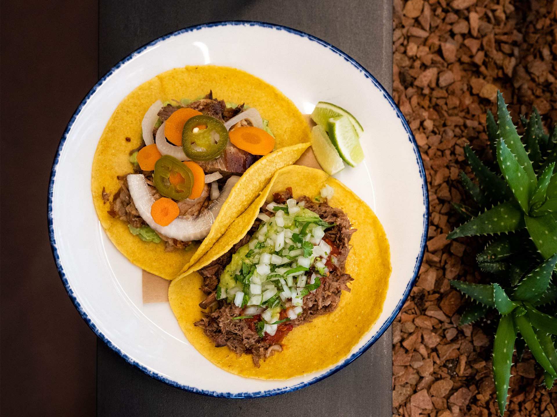 Best restaurants Toronto | Taco De Tinga De Pollo and Taco De Birria at Fonda Balam