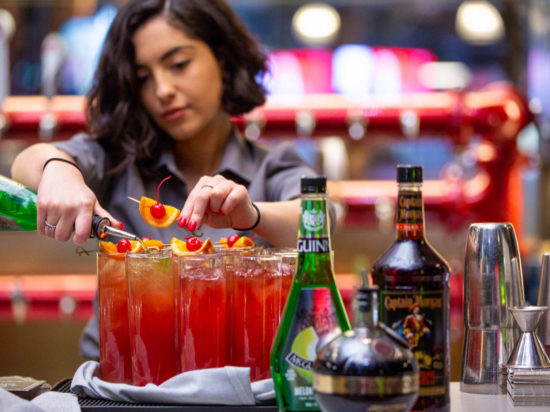 Things to do in Toronto | Making cocktails at RC Show
