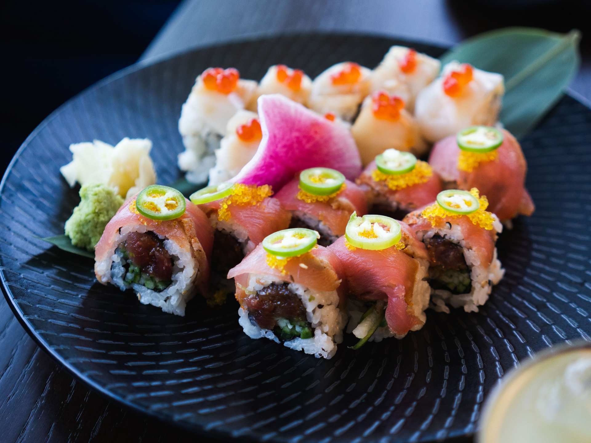 Best patios Toronto | Sushi at Valerie at Hotel X