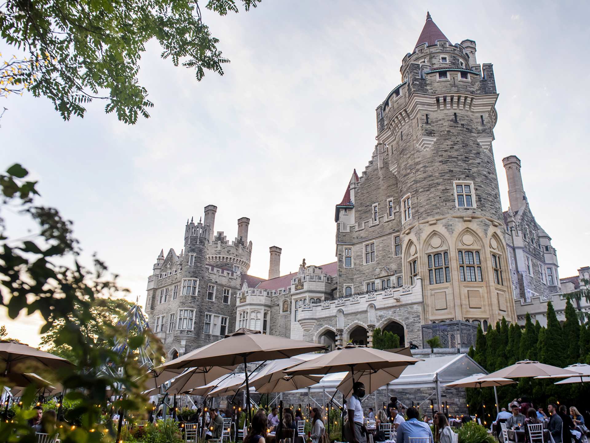 Best patios in Toronto | The Gardens at Casa Loma during the day