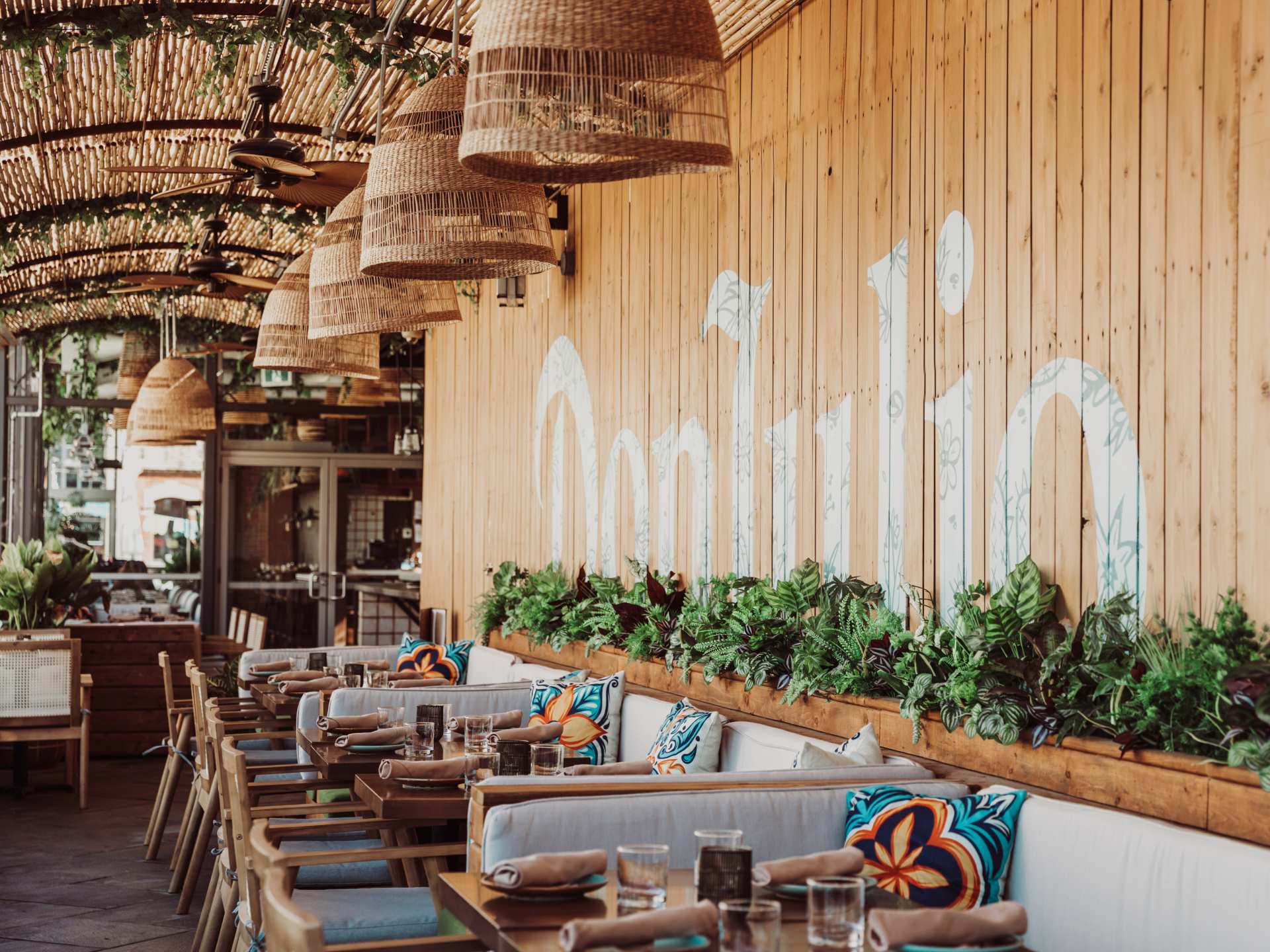 Best patios in Toronto | Comfy outdoor seating on Baro's rooftop patio
