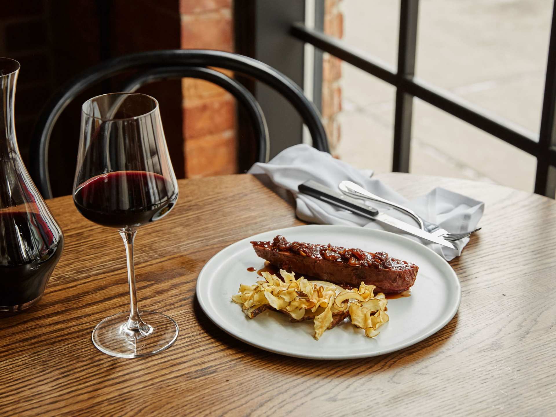 Best patios in Toronto | Duck breast at Lapinou
