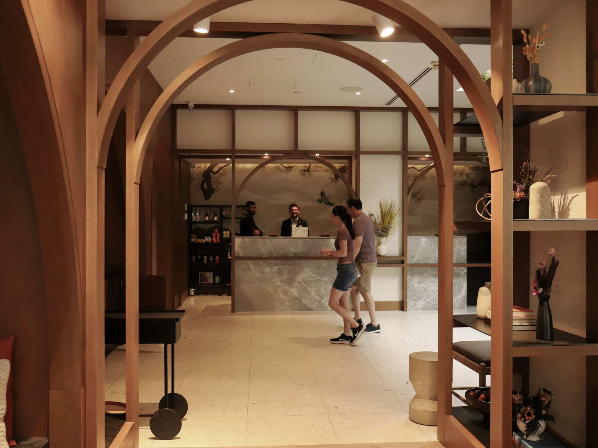 Kimpton Saint George | The lobby and concierge at the Kimpton Saint George hotel