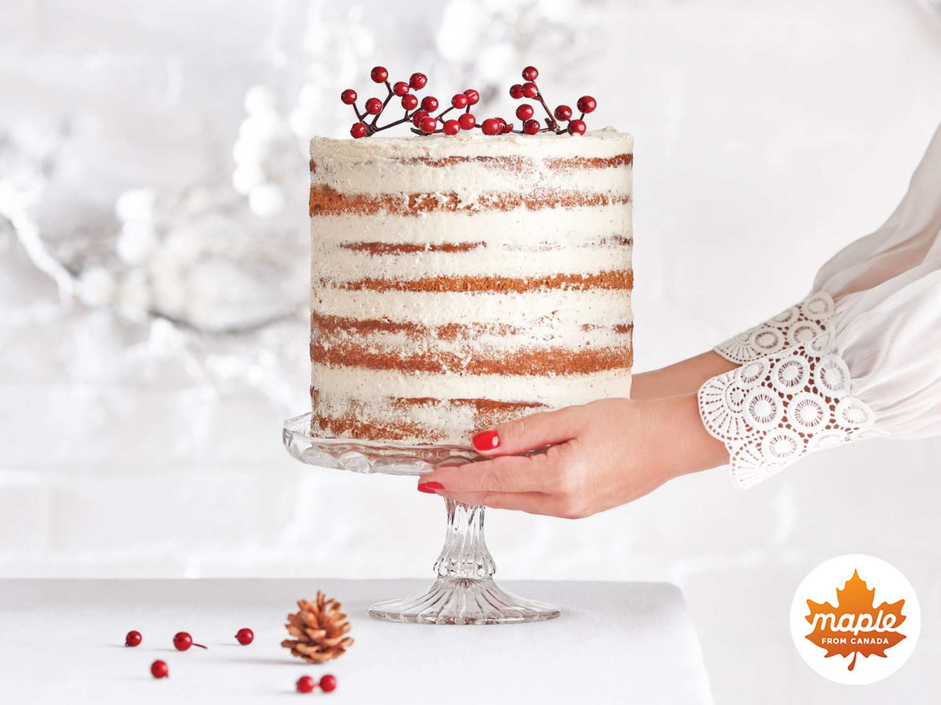 Maple marjolaine cake recipe