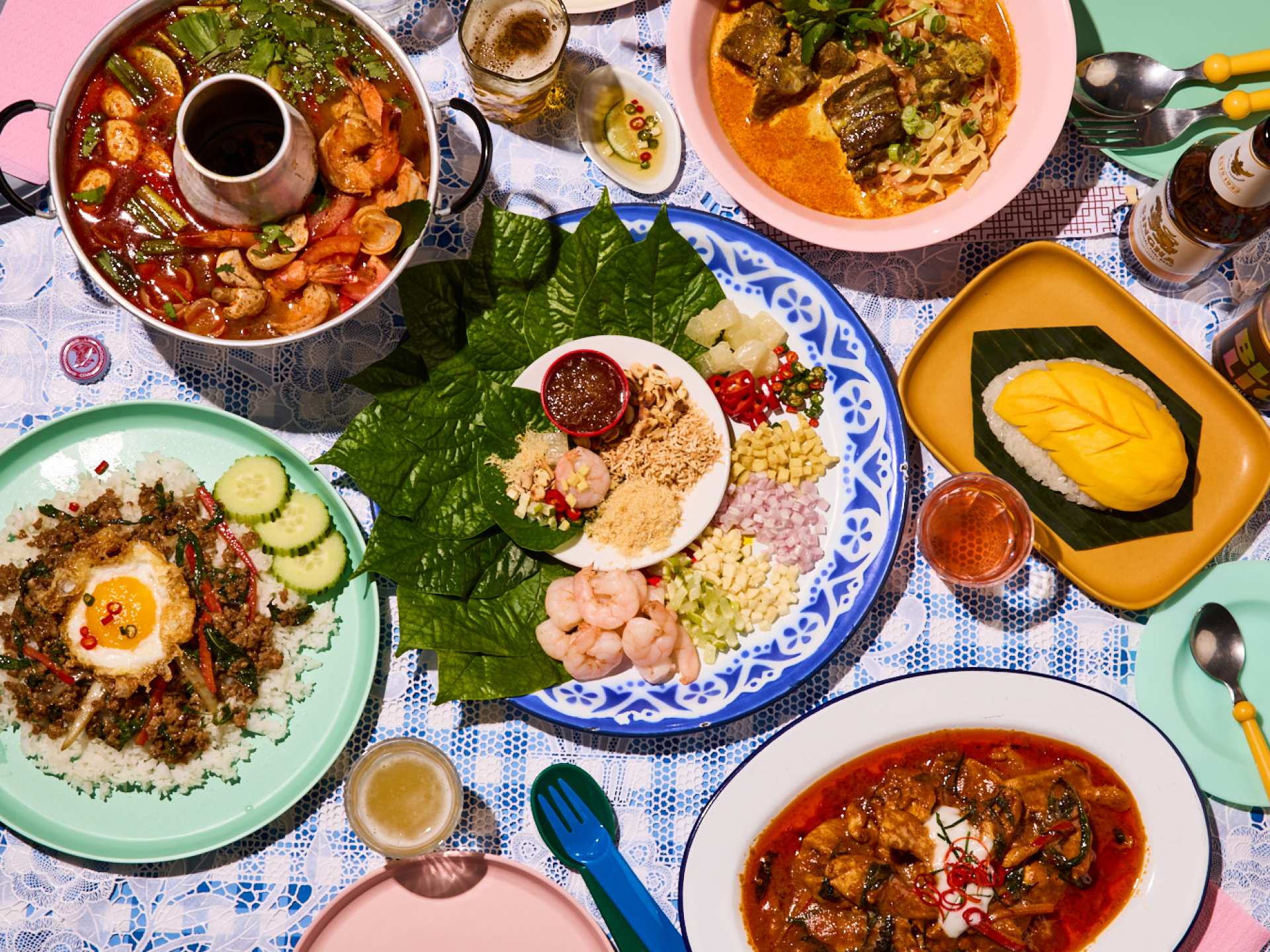Best Thai restaurants in Toronto | A spread of dishes at Pai