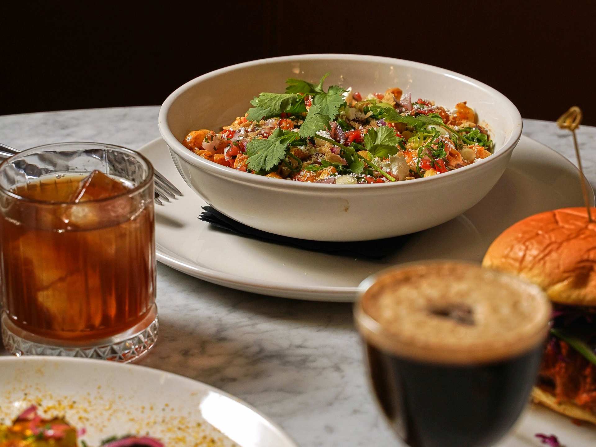 Best new Toronto restaurants | A variety of dishes at The Ballroom Bowl Yorkville