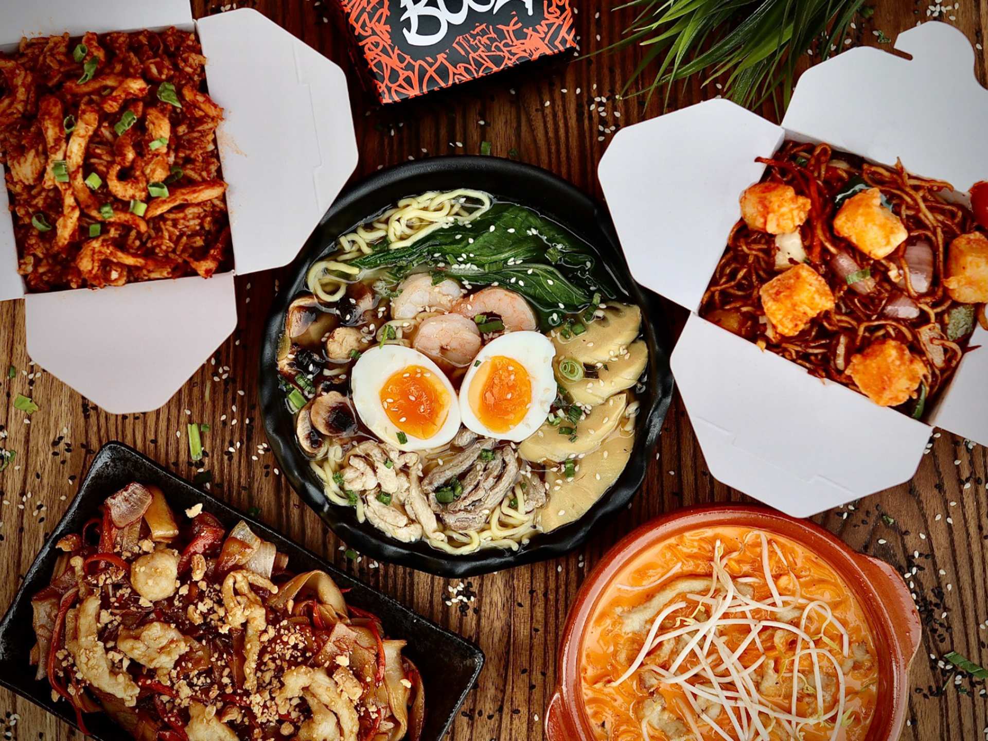 Best new restaurants Toronto | Bowls of ramen at Wok Boyz