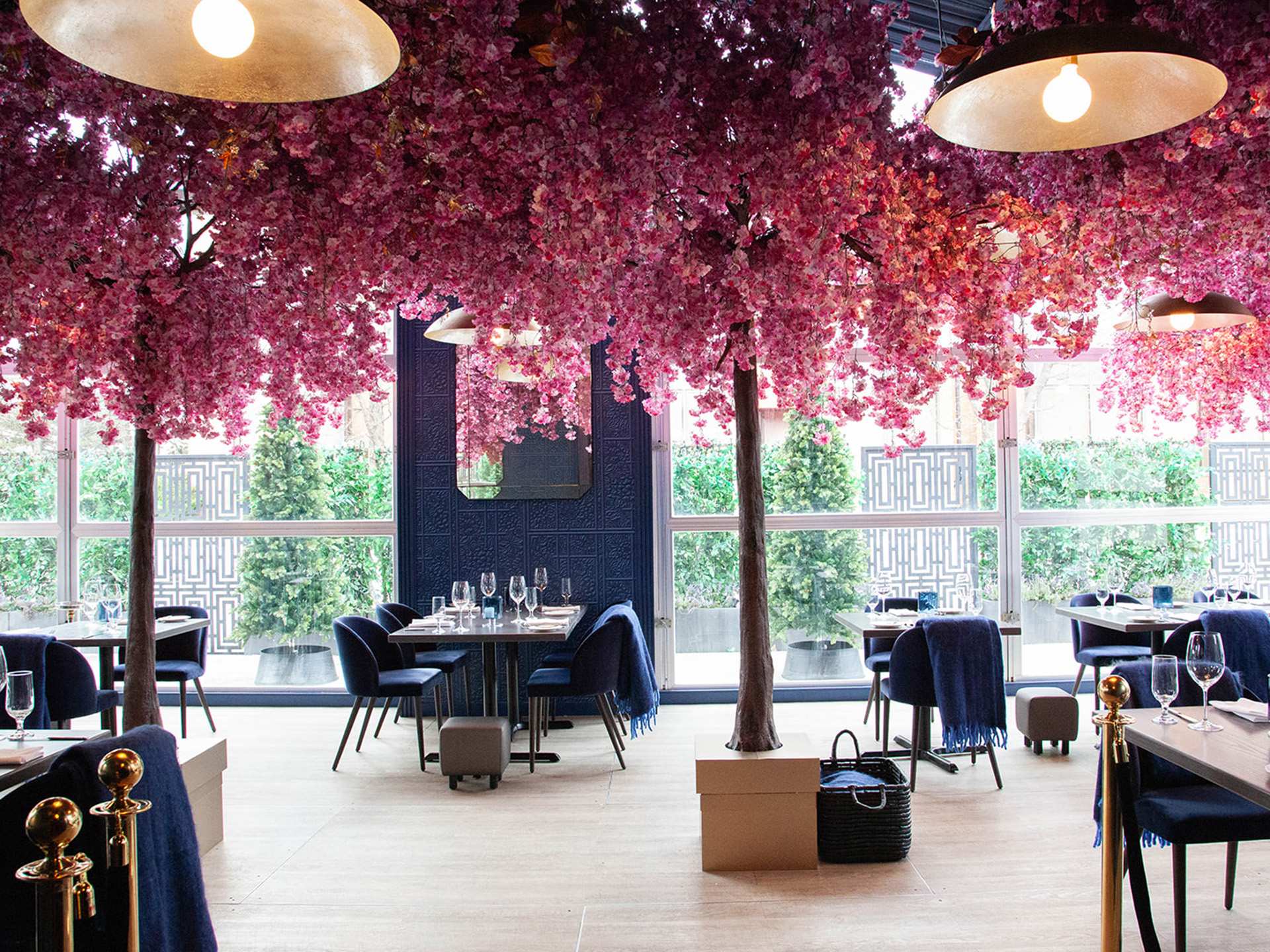 The best patios in Toronto | The airy flowery patio at Via Allegro