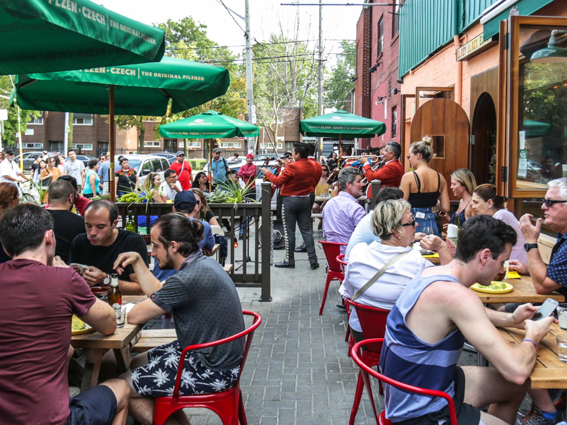 The best patios in Toronto | The patio at El Rey in Kensington Market