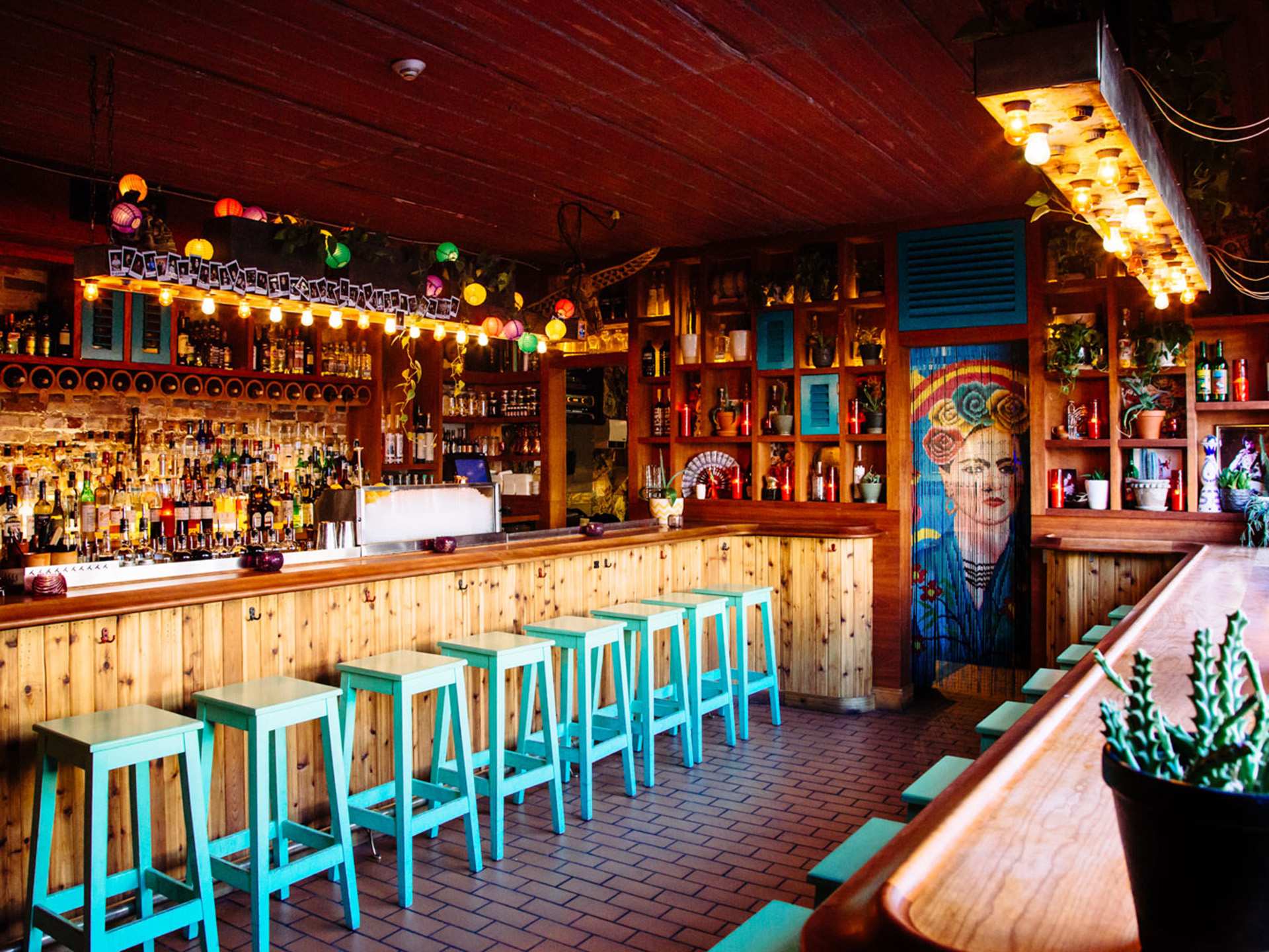 The best patios in Toronto | The interior of El Rey in Kensington Market