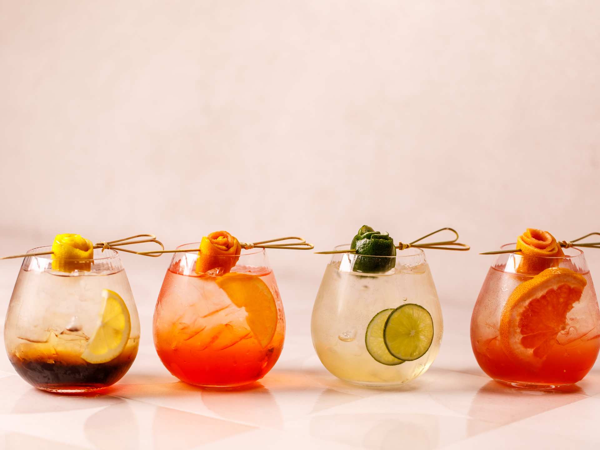Best new restaurants Toronto | A lineup of spritzes at Edna + Vita