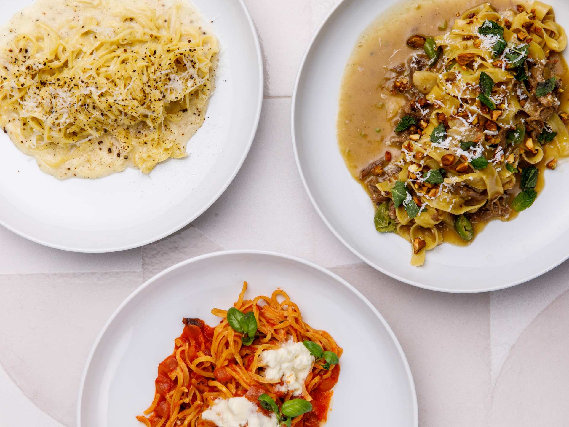 Best new restaurants Toronto | Pasta dishes at Edna + Vita