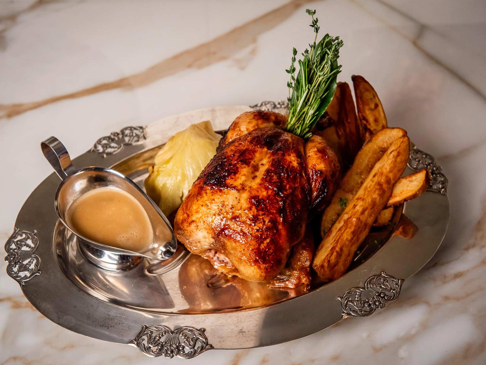 The best downtown Toronto restaurants | A whole rotisserie chicken at La Plume