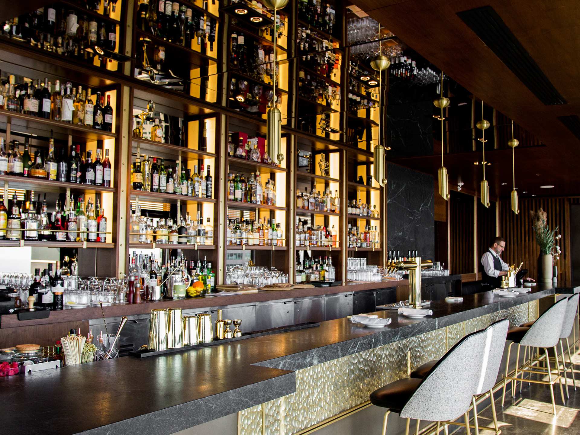 The best downtown Toronto restaurants | The glowing bar at Canoe