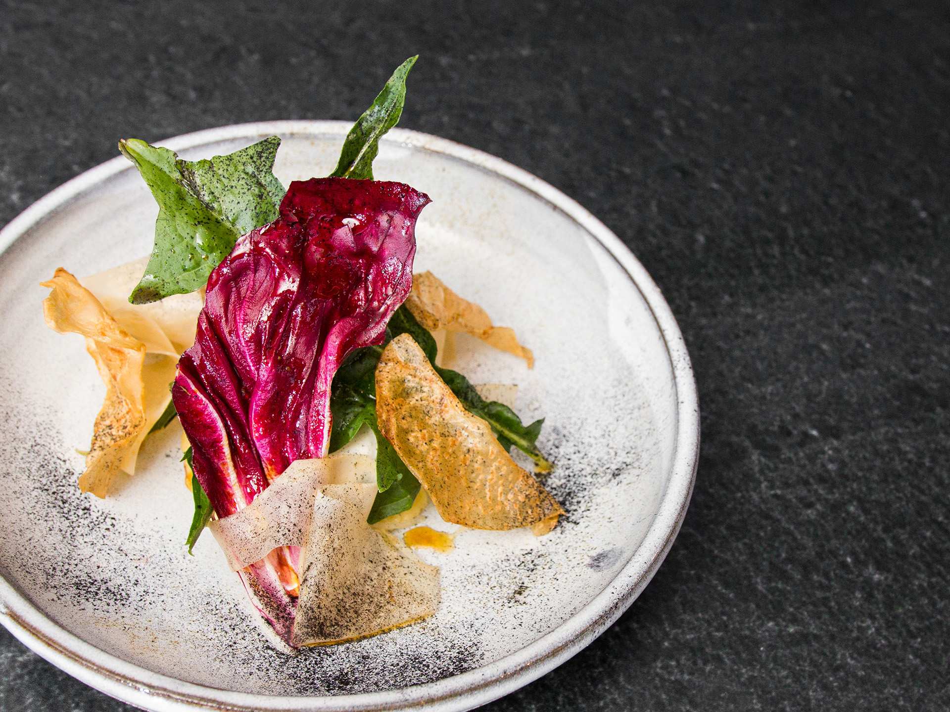 The best downtown Toronto restaurants | Burrata with greens at Canoe