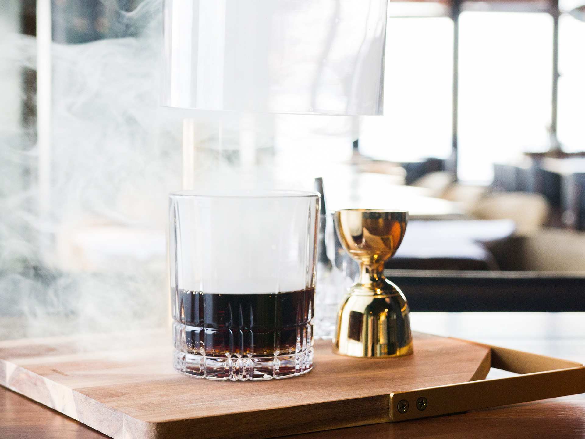 The best downtown Toronto restaurants | A smoking cocktail at Canoe