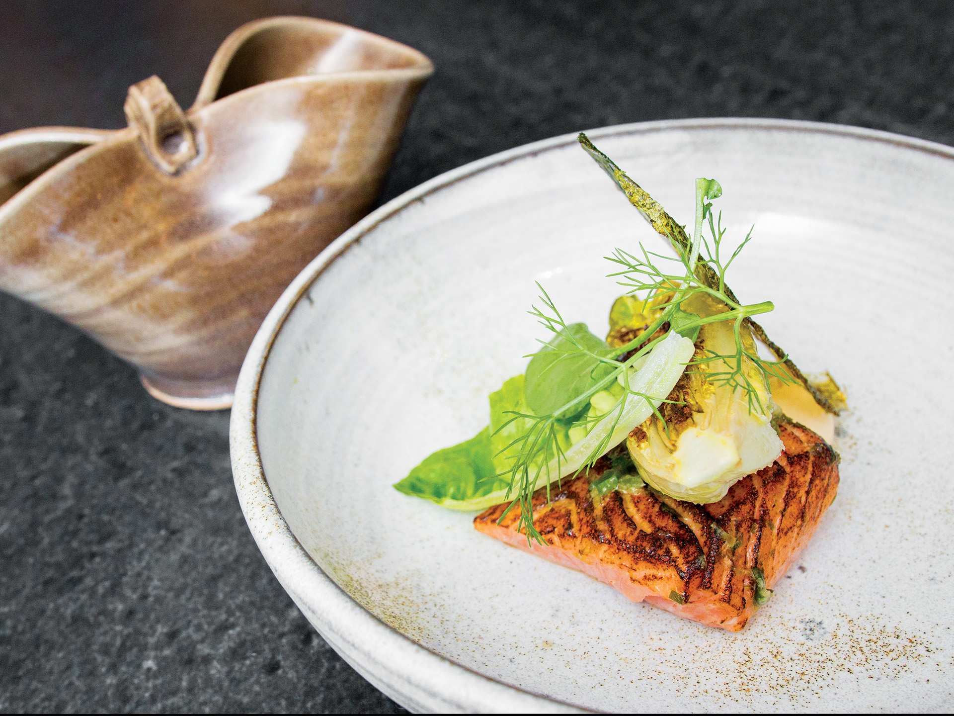 The best downtown Toronto restaurants | Salmon at Canoe restaurant